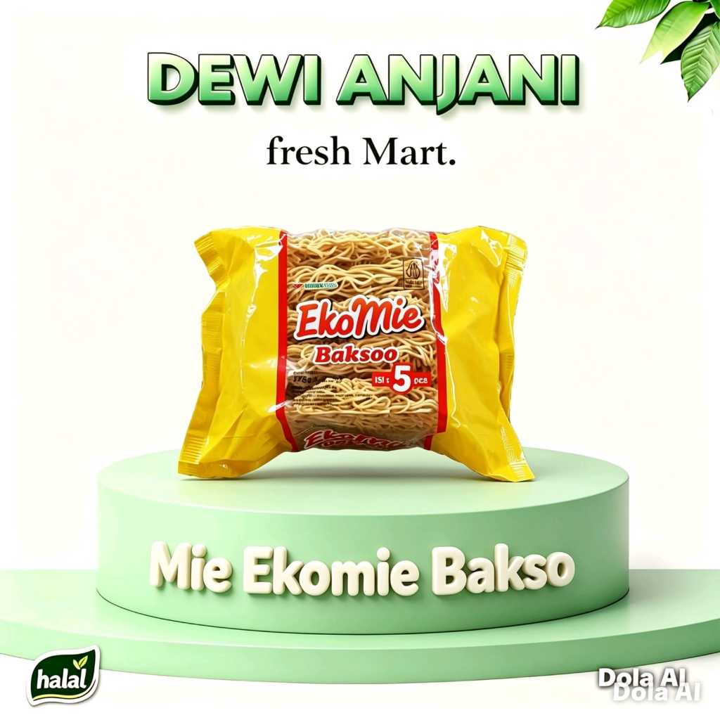 MIE EKOMIE BAKSO ( mie kuning) 275gr & 825gr
