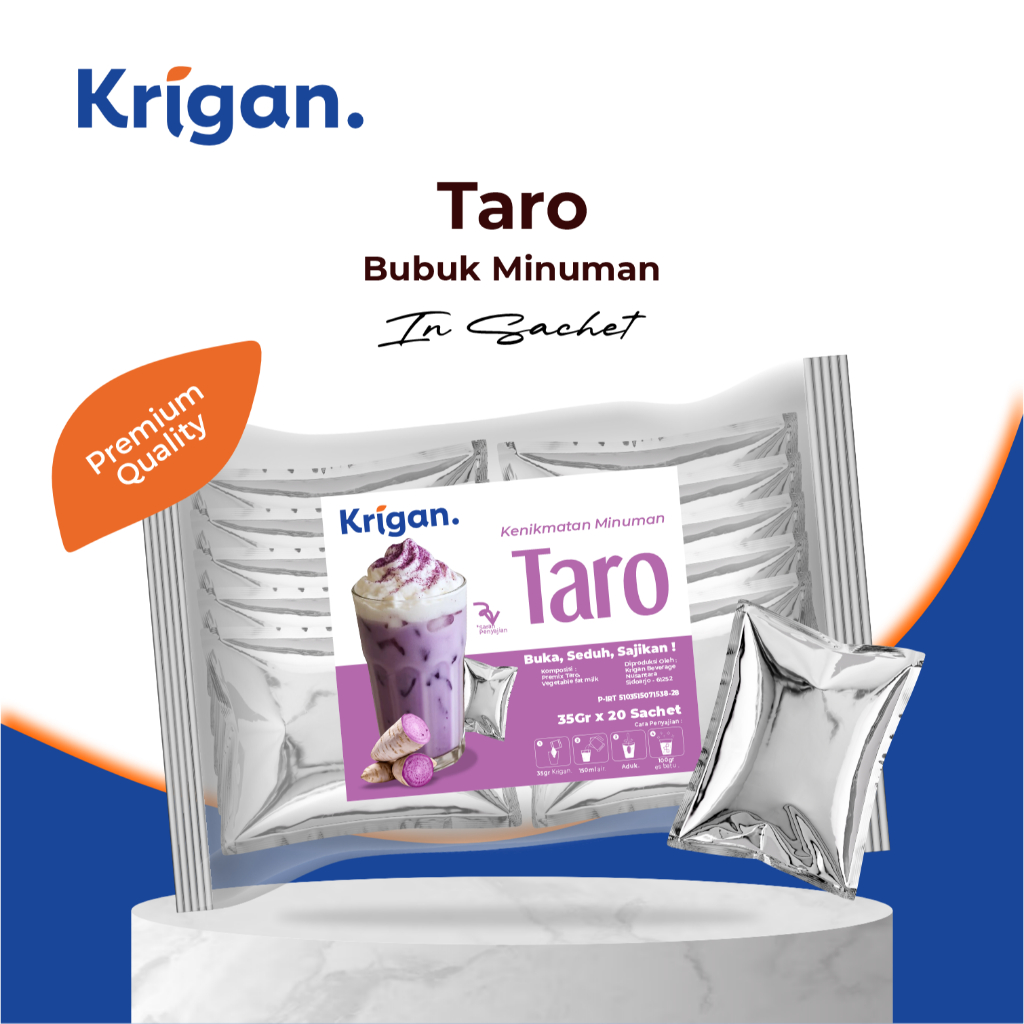 Bubuk Minuman Sachet Krigan Taro