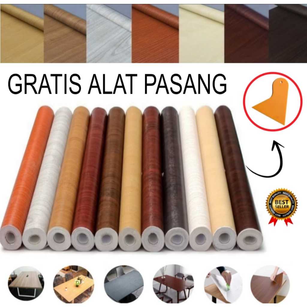 Pelapis Furniture - Interior PVC film - Tacon - Decosheet sticker - Stiker Hpl - Hpl Sticker