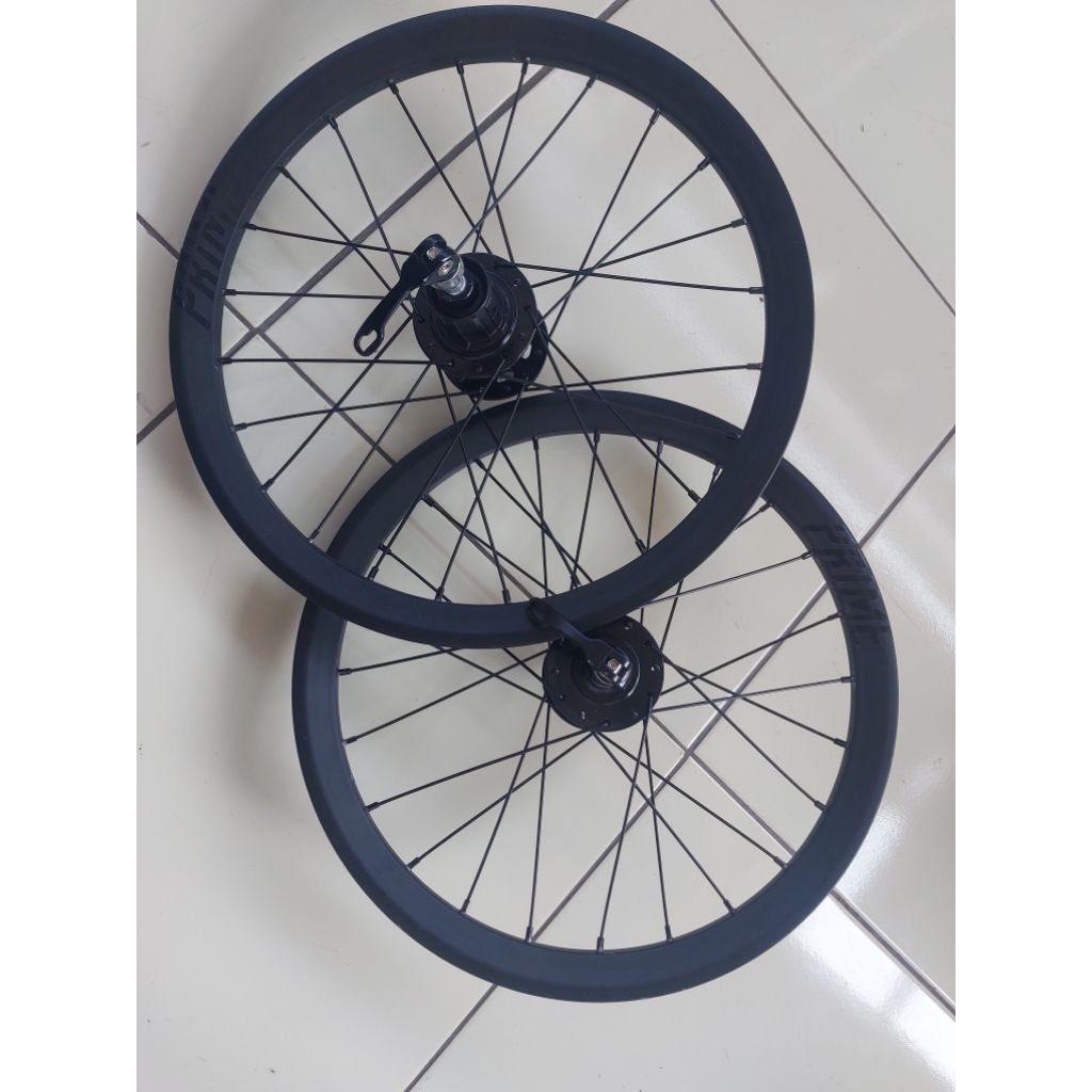 Wheelset 16 349 16 plus 24 hole bearing jangkrik
