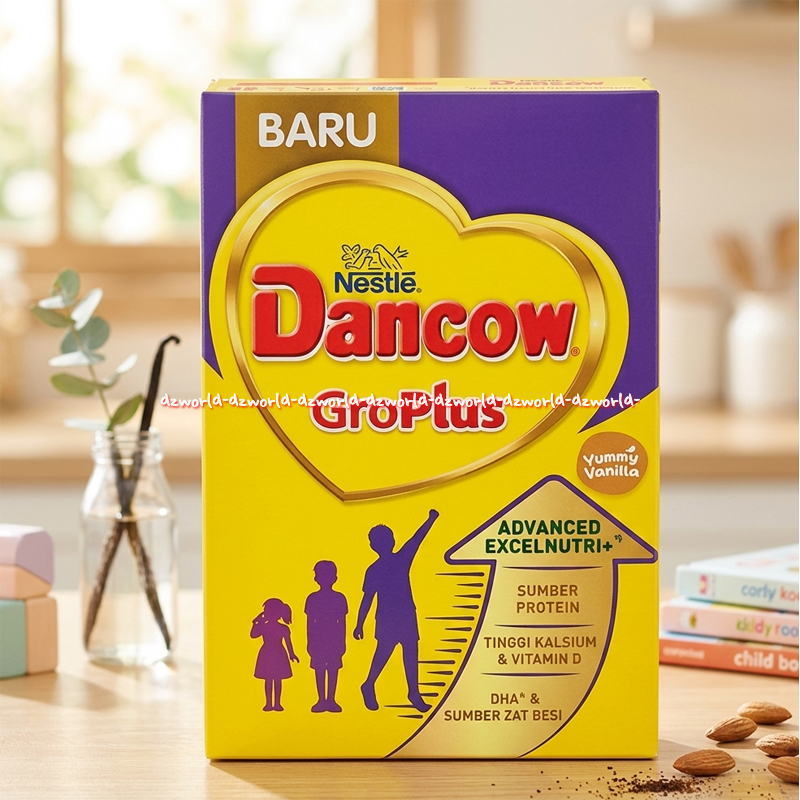 Nestle Dancow Groplus 400gr Susu Bubuk Dancow Rasa Vanila Susu Formula Untuk Anak 1tahun Keatas Deng