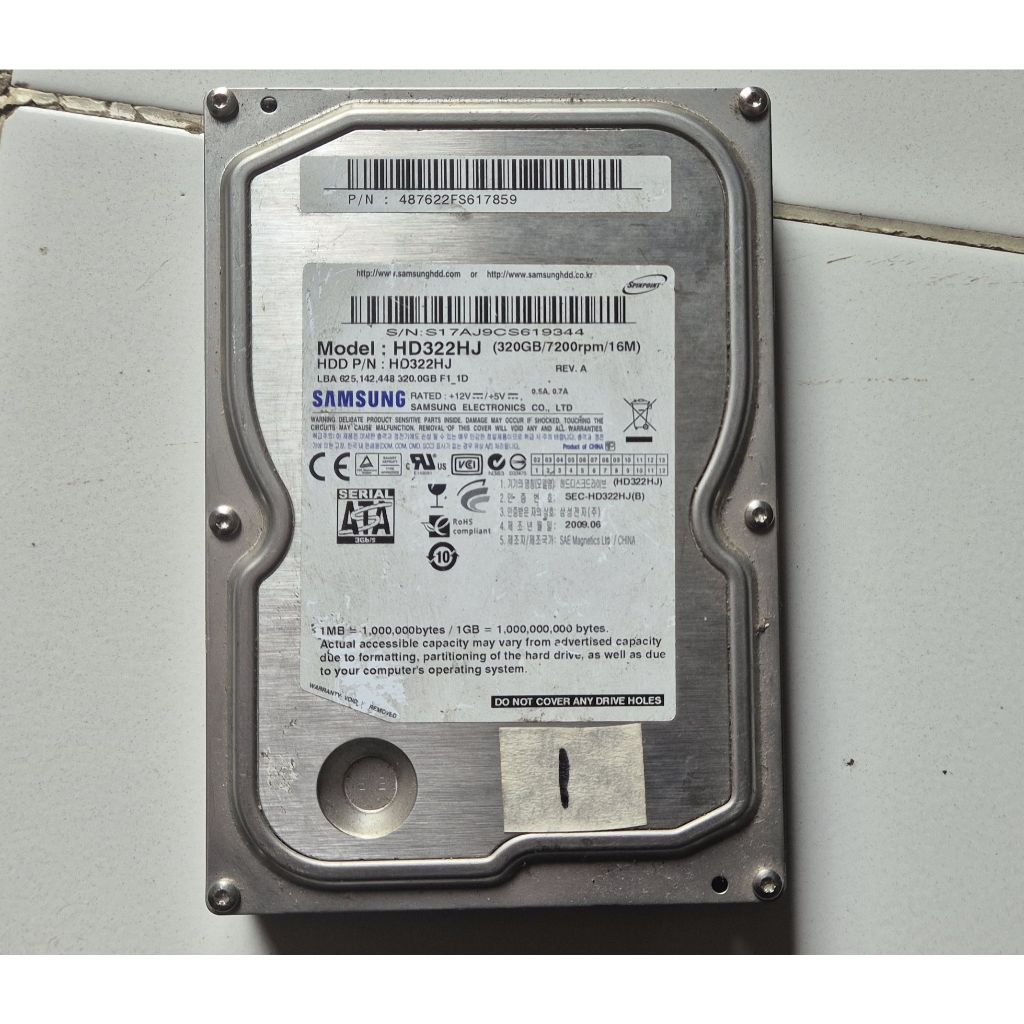 Hardisk Samsung 320GB