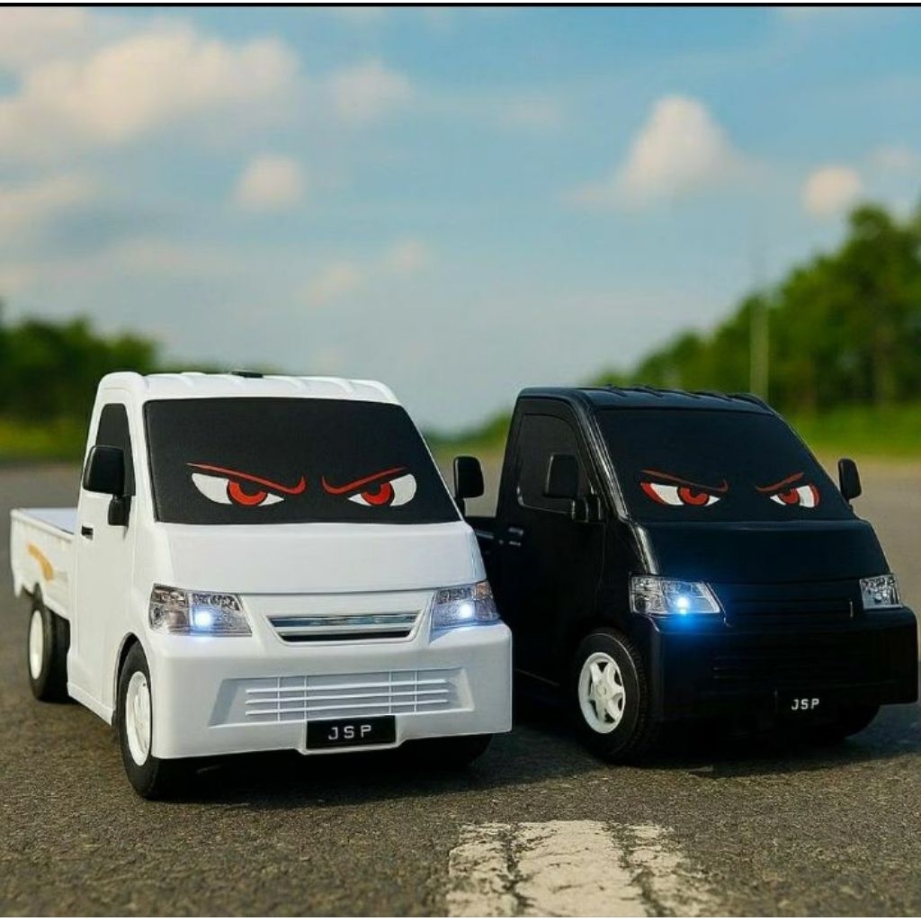 Mainan mobil grandmax telolet dan lampu Free baterai