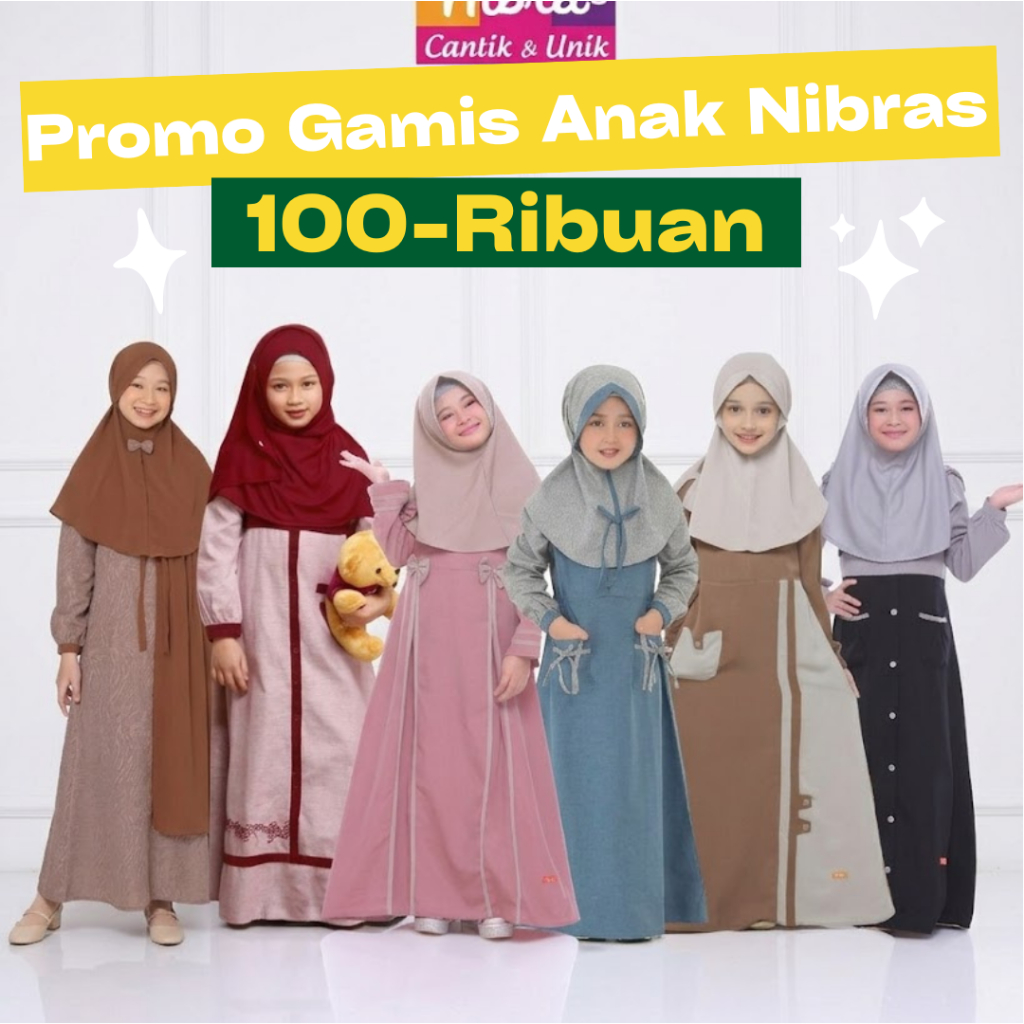 BAZAR PROMO BAJU NGAJI BUSANA MUSLIM ANAK PEREMPAUAN GAMIS ANAK SET HIJAB NGAJI PENGAJIAN BUSANA MUS