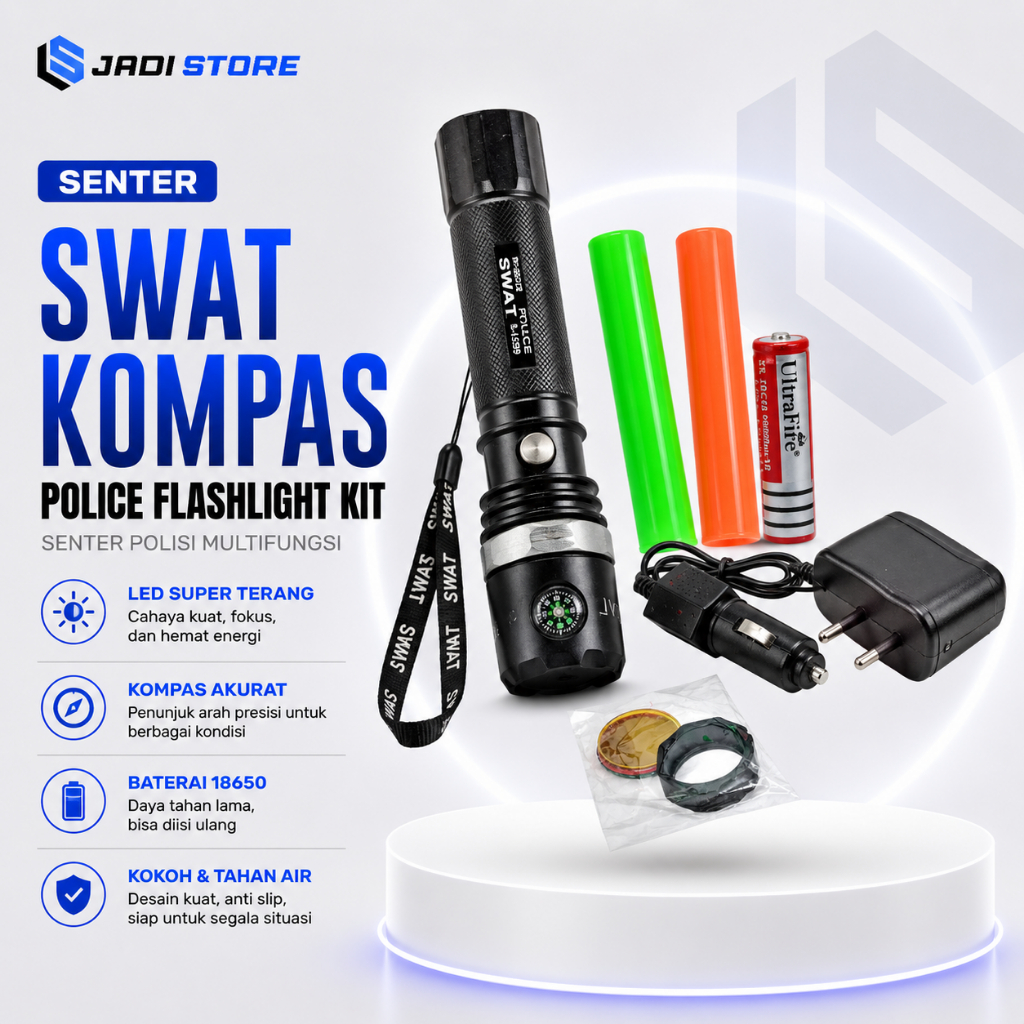 Senter Swat Kompas Police Swat Kompas Senter Polisi Swat Police Senter Police Swat Kompas Senter Swa