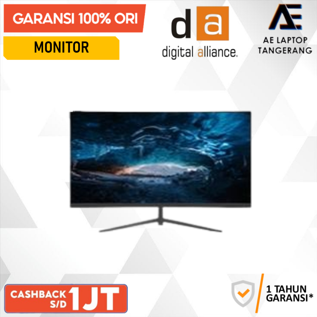 Digital Alliance Gaming Monitor 32 inch 3268X VA QHD 2K 1440p 10ms 180Hz DP HDMI