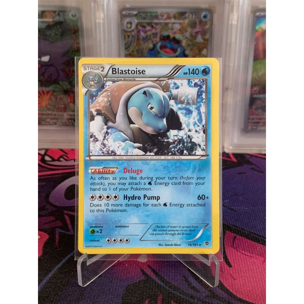 Miscut Error Blastoise Pokemon English