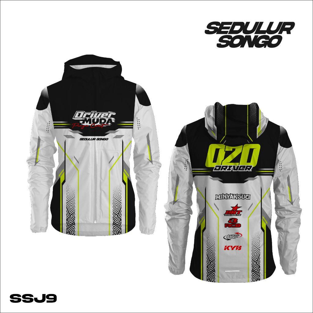 Jaket Parasut Anti Air Custom Desain – Jaket Racing Motor Touring Racing Indonesia