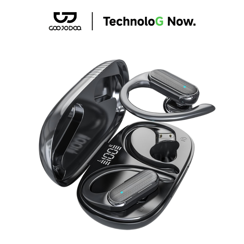 GOOJODOQ J182 True Wireless Bluetooth Earphone Sport TWS Noise Reduction Headset HiFi Stereo