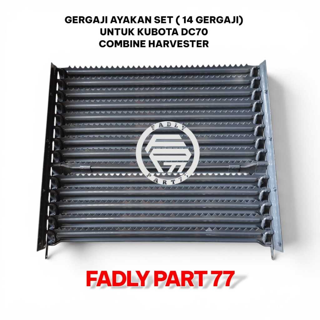 GERGAJI AYAKAN SET (14 GERGAJI) UNTUK KUBOTA DC70 COMBINE HARVESTER