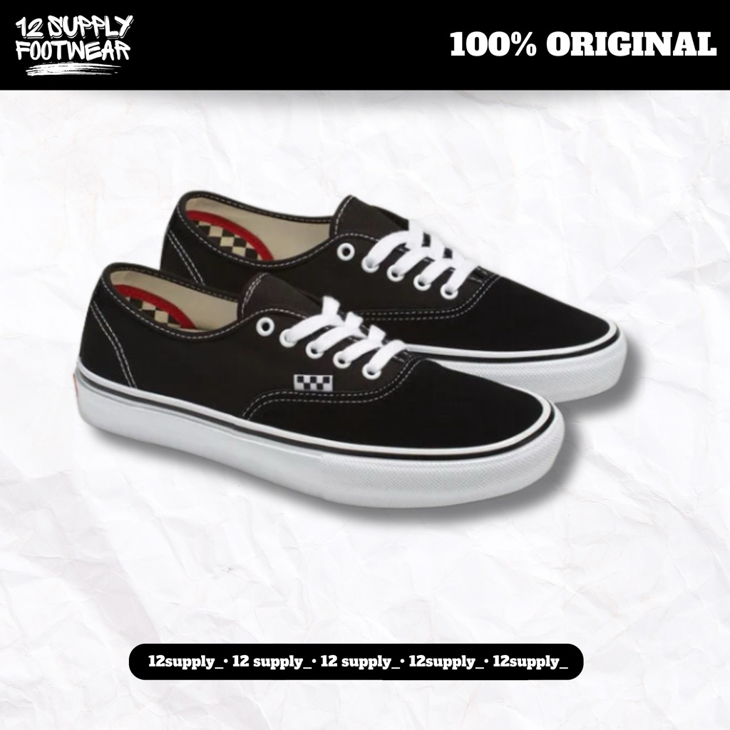 Vans Skate Authentic Black / White