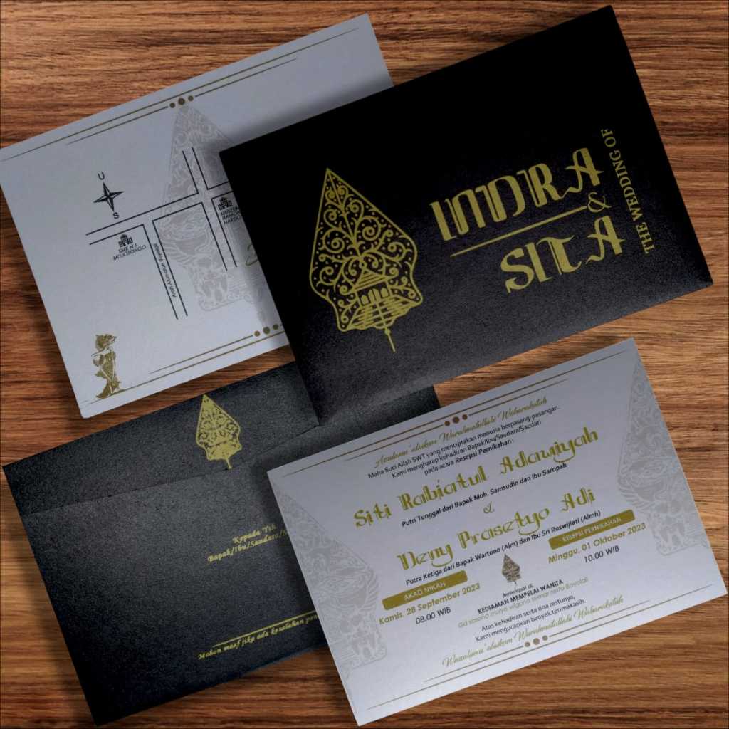 Undangan Pernikahan Hardcover  Premium Tema Adat Jawa