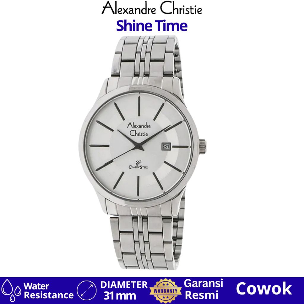 Jam Tangan Pria Alexandre Christie 8348 MDBSSSL