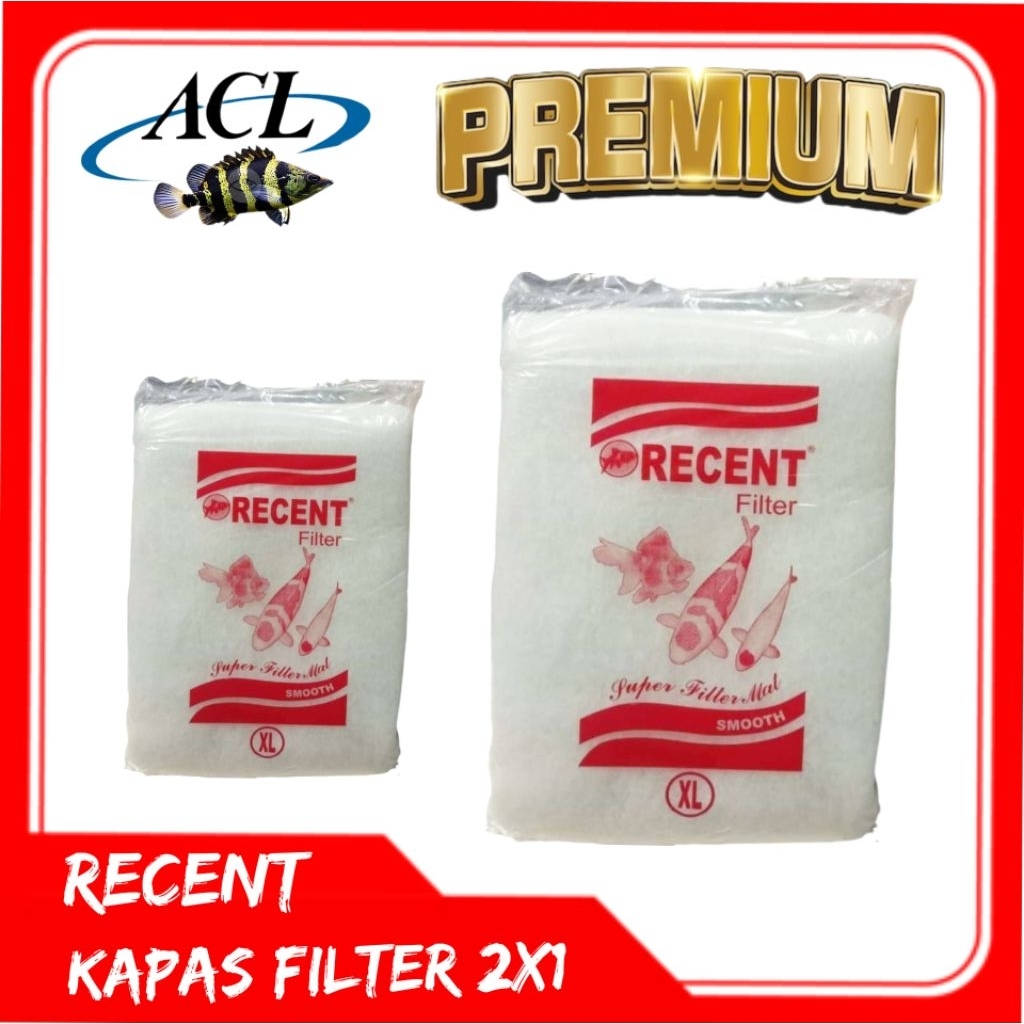filter akuarium kolam kapas recent 2x1 busa filter kolam ikan