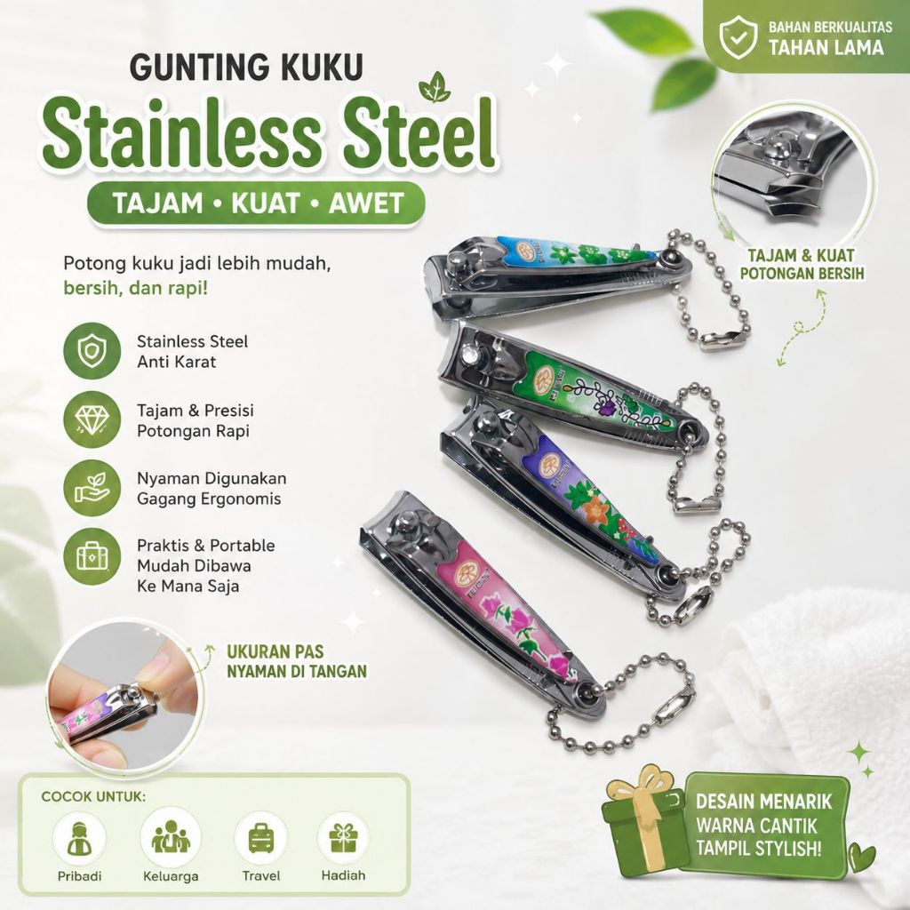 NPD | Gunting Kuku Kecil Mei Chang | Pemotong Kuku | Nail Clipper