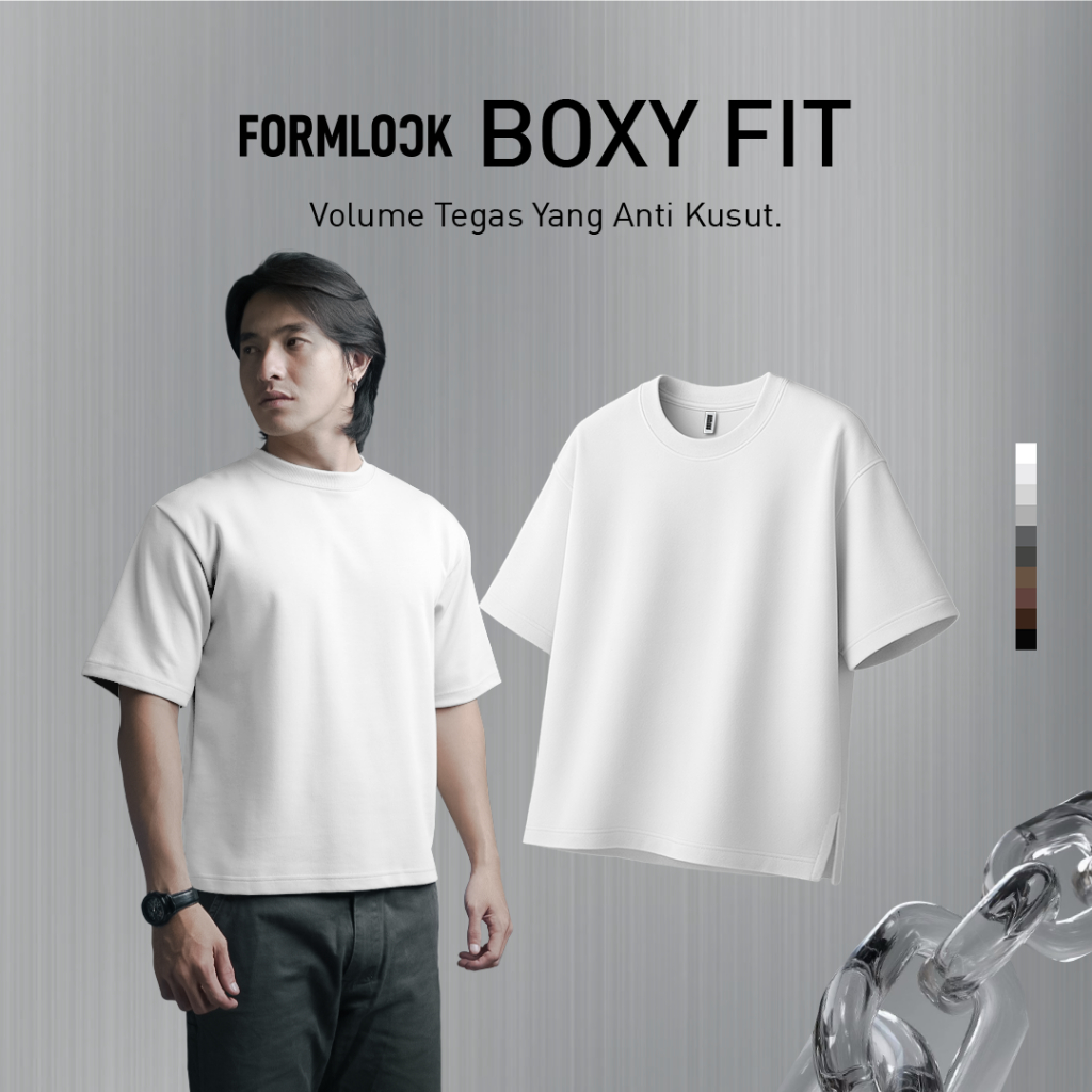 No Void Minds FORMLOCK Boxy T-Shirt | Cloud