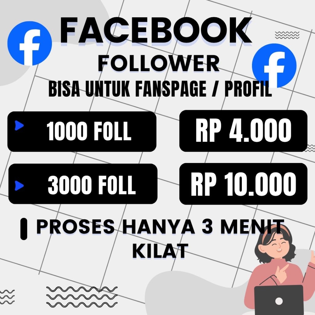 Facebook Followers page bisa untuk monetisasi permanen garansi proses cepat pengikut fb proses cepat
