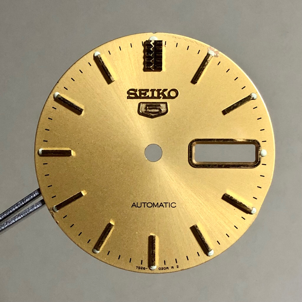 Dial Seiko 5 7S26 020R R 2 Gold