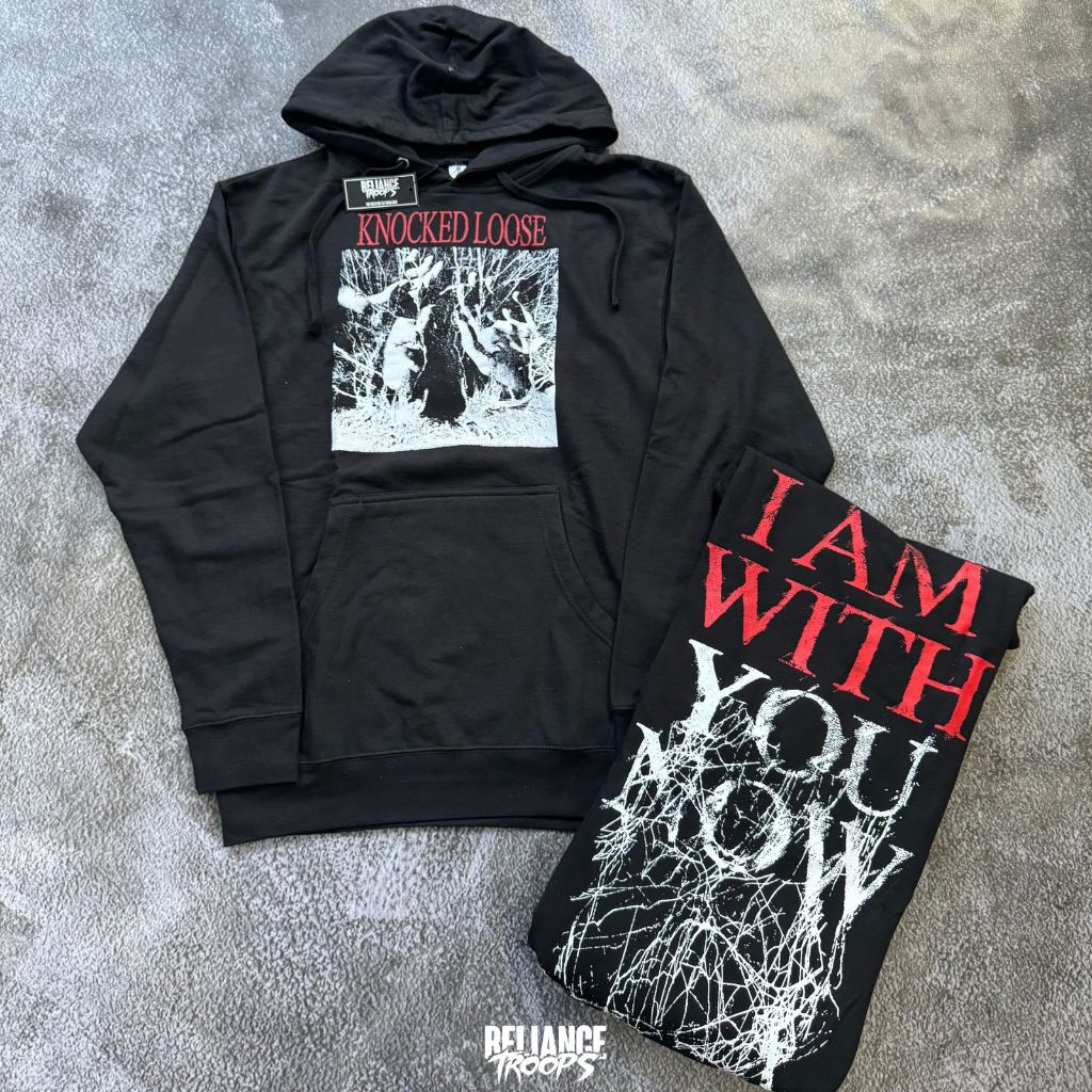 Pullover Hoodie Official | Knocked Loose -  I Am With You Now (Black)