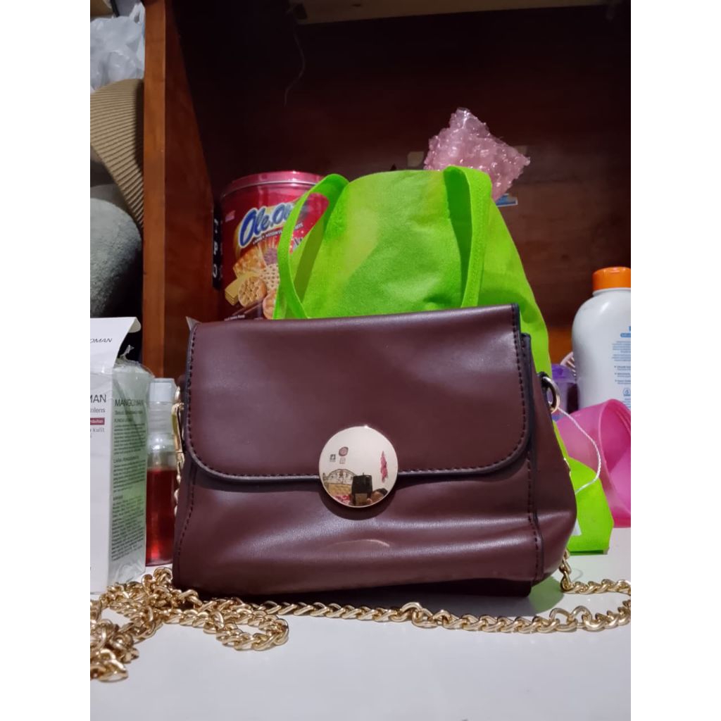 Tas Wanita Import China Premium | Tas Aesthetic Viral Kekinian Shoulder Bag Fashion