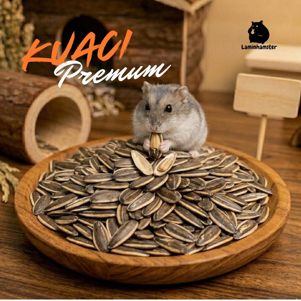 Kuaci Biji Bunga Matahari Premium - Kualitas Import - Makanan Hamster