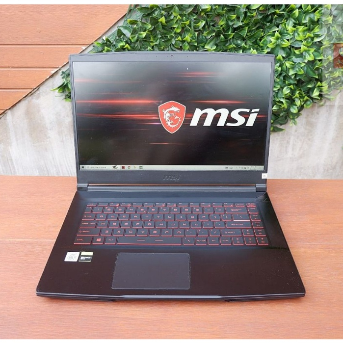 Laptop Gaming MSI GF63 Thin 10SCSR | Core i7-10750H | NVIDIA GTX 1650Ti | RAM 16GB | SSD 256GB | Sli