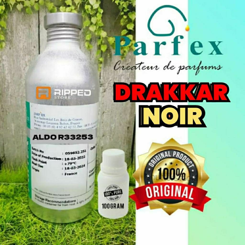 100ml Bibit Parfum Murni Aldo Drakar Noir By Original Parfex