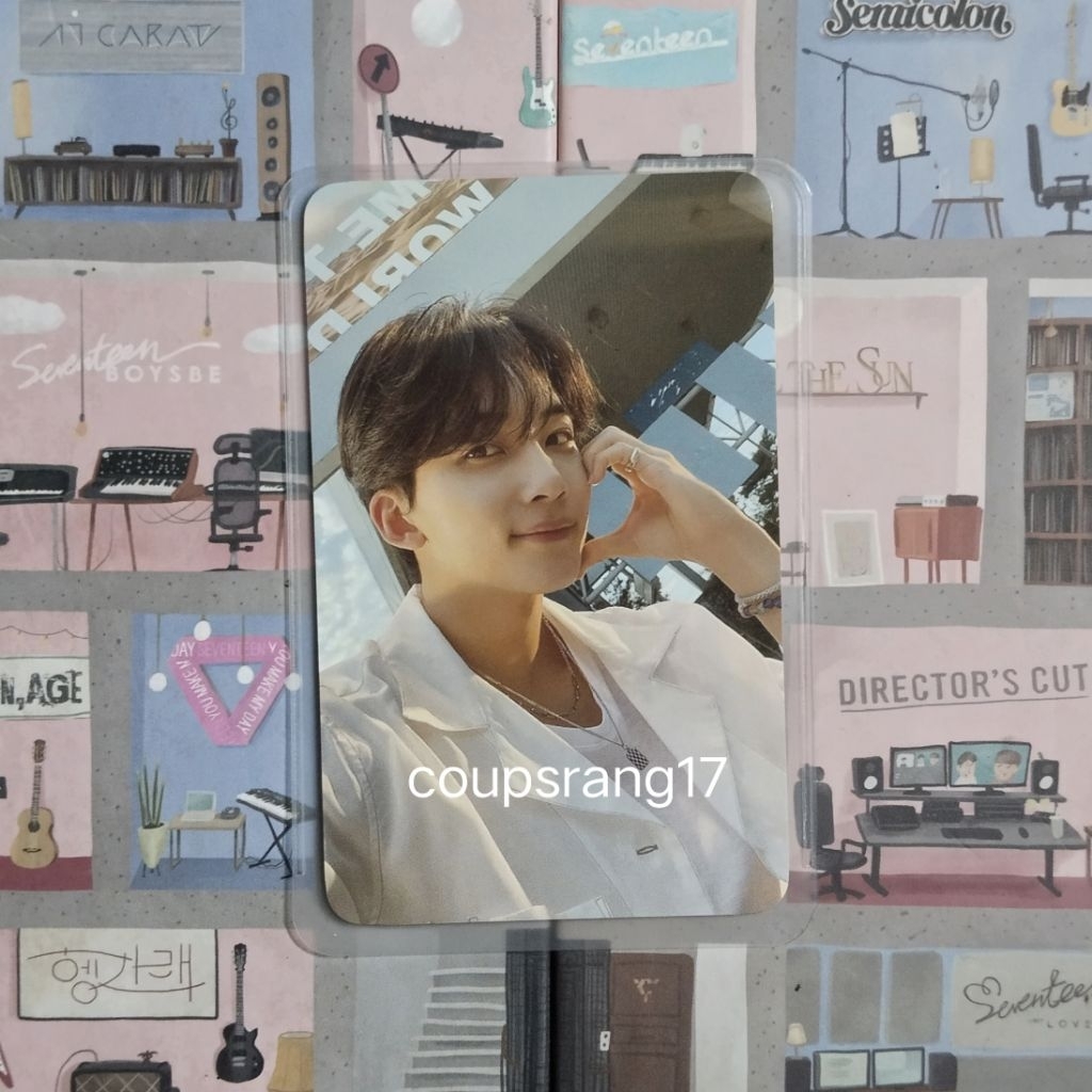 PHOTOCARD OFFICIAL SEVENTEEN JEONGHAN HEARTCHECK SECTOR17