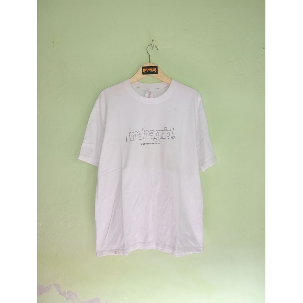 kaos MAHAGRID putih original full tag