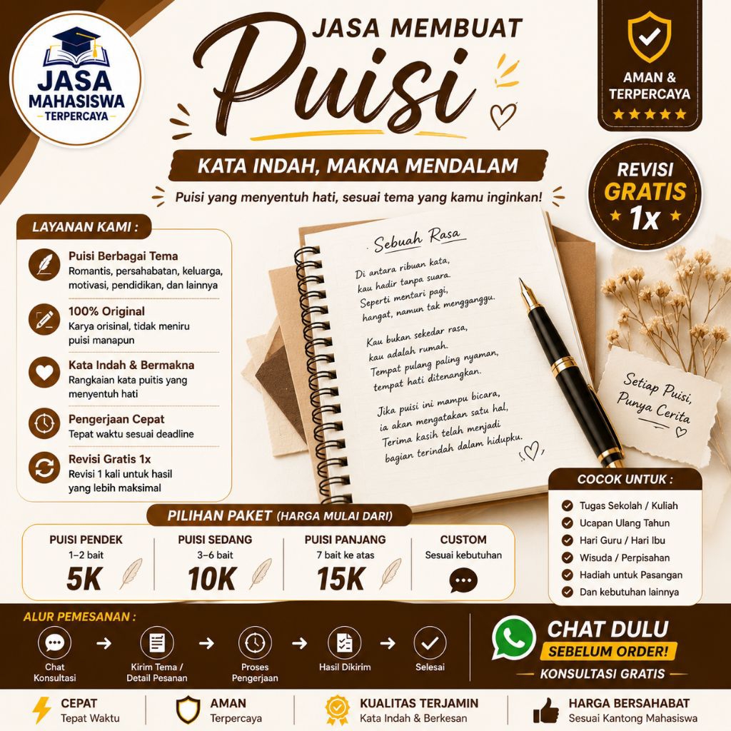 Jasa Membuat Puisi