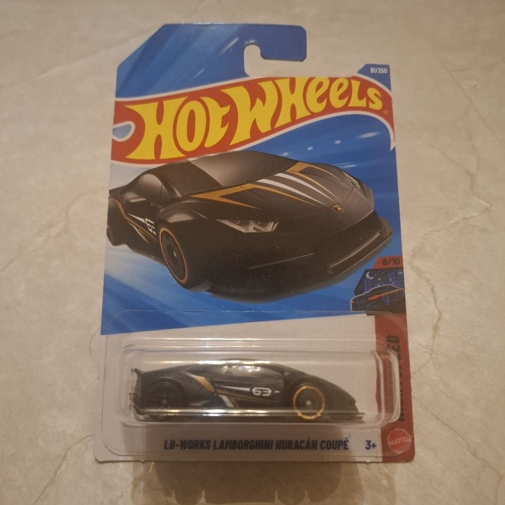Hot Wheels Lamborghini Huracan Coupe LBWK hitam