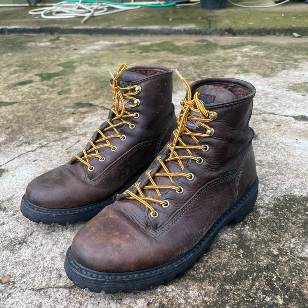 logger Georgia boots crazy horse kelahiran dominican republik size on tag 9,5 43