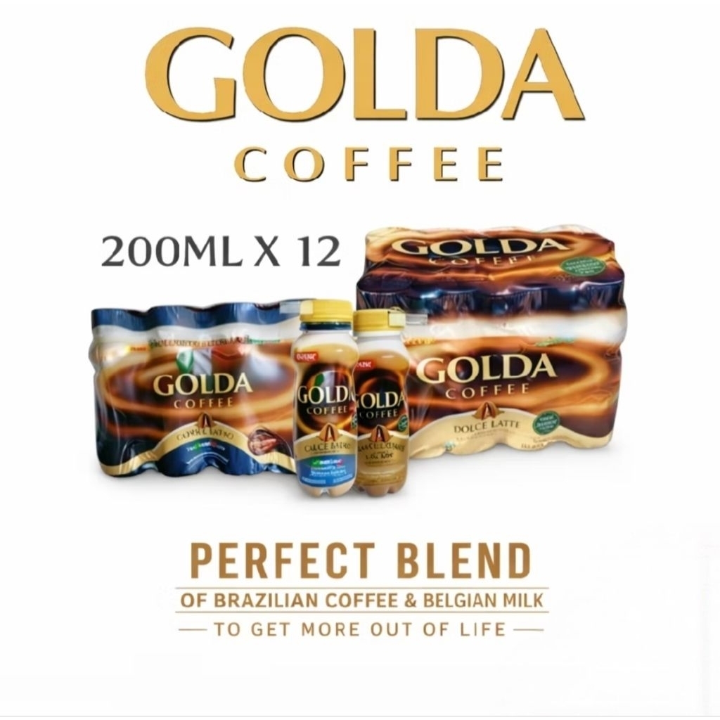 Golda Coffee 1 dus Isi 12 botol