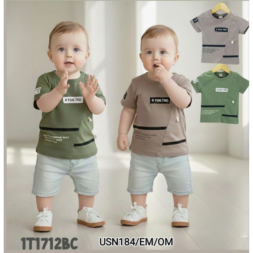 Atasan Uson Anak laki-laki Usia 0-4 tahun/Kaos Oblong Uson