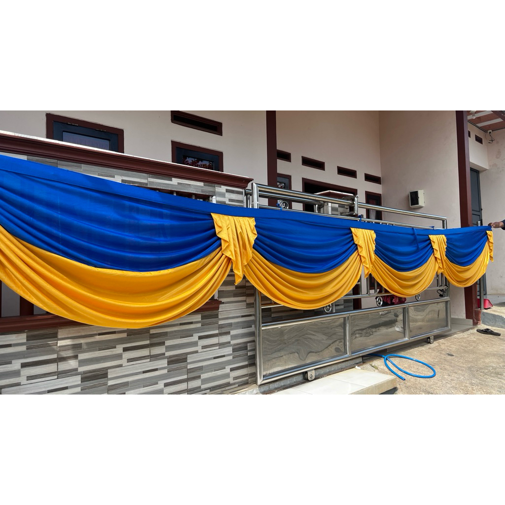 DEKORASI TENDA,RUMBAI TENDA/WIRU TENDA/PINGGIRAN TENDA