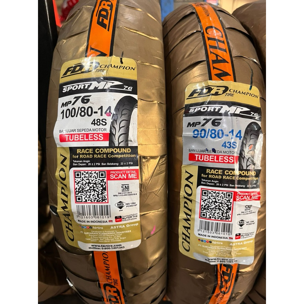 FDR CHAMPION TUBELESS MP76