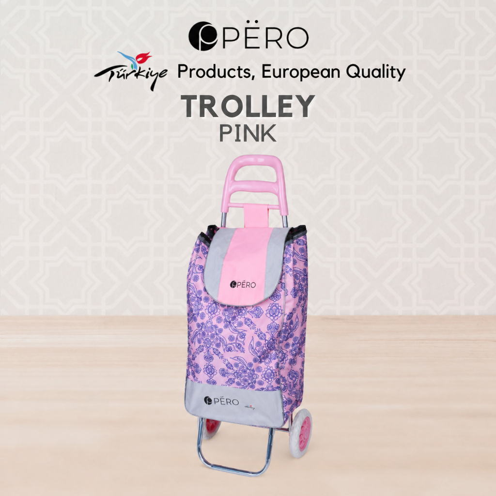 [Promo Best Deal] Pero Trolley Bag / Tas Troli Belanja / Tas Shopping Roda / Trolley Shopping Bag wi