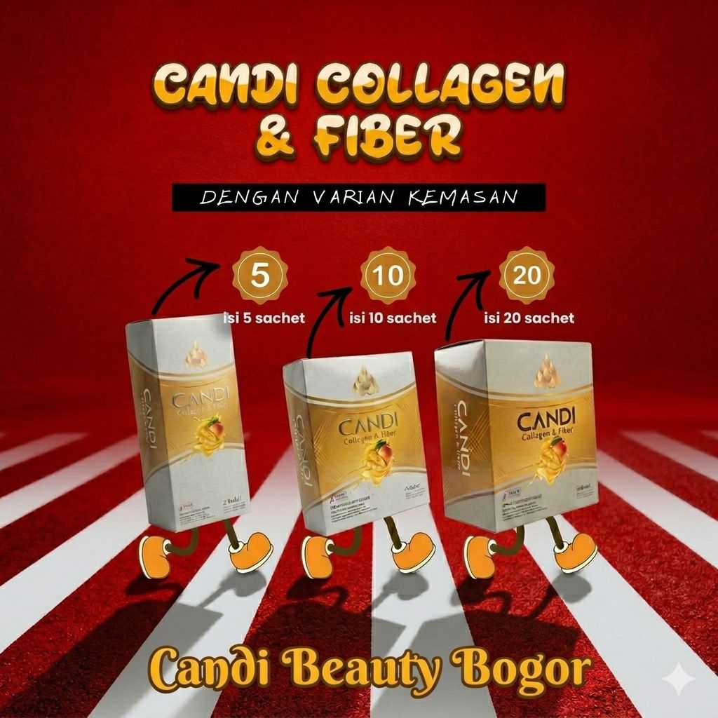 CANDI COLLAGEN FIBER MINUMAN PELANGSING PEMBLOKIR LEMAK DIET DETOX LEMAK PERUT BUNCIT MELANCARKAN BA