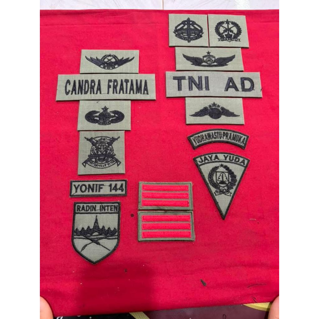 ATRIBUT TNI Bordir