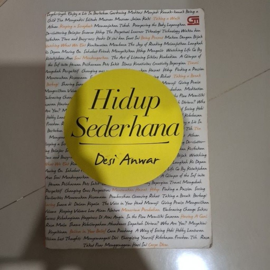PRELOVED BUKU HIDUP SEDERHANA DESI ANWAR