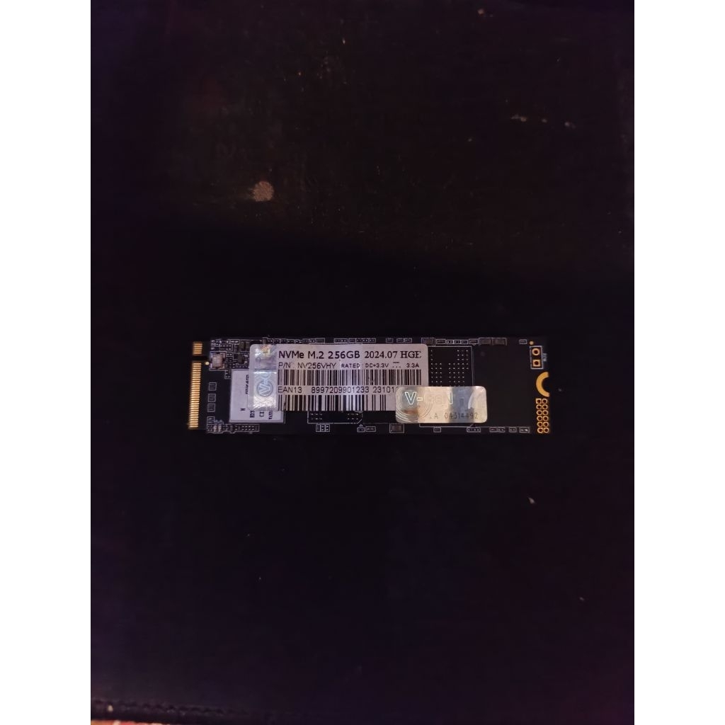 ssd NVMe 256GB vgen bekas, garansi on