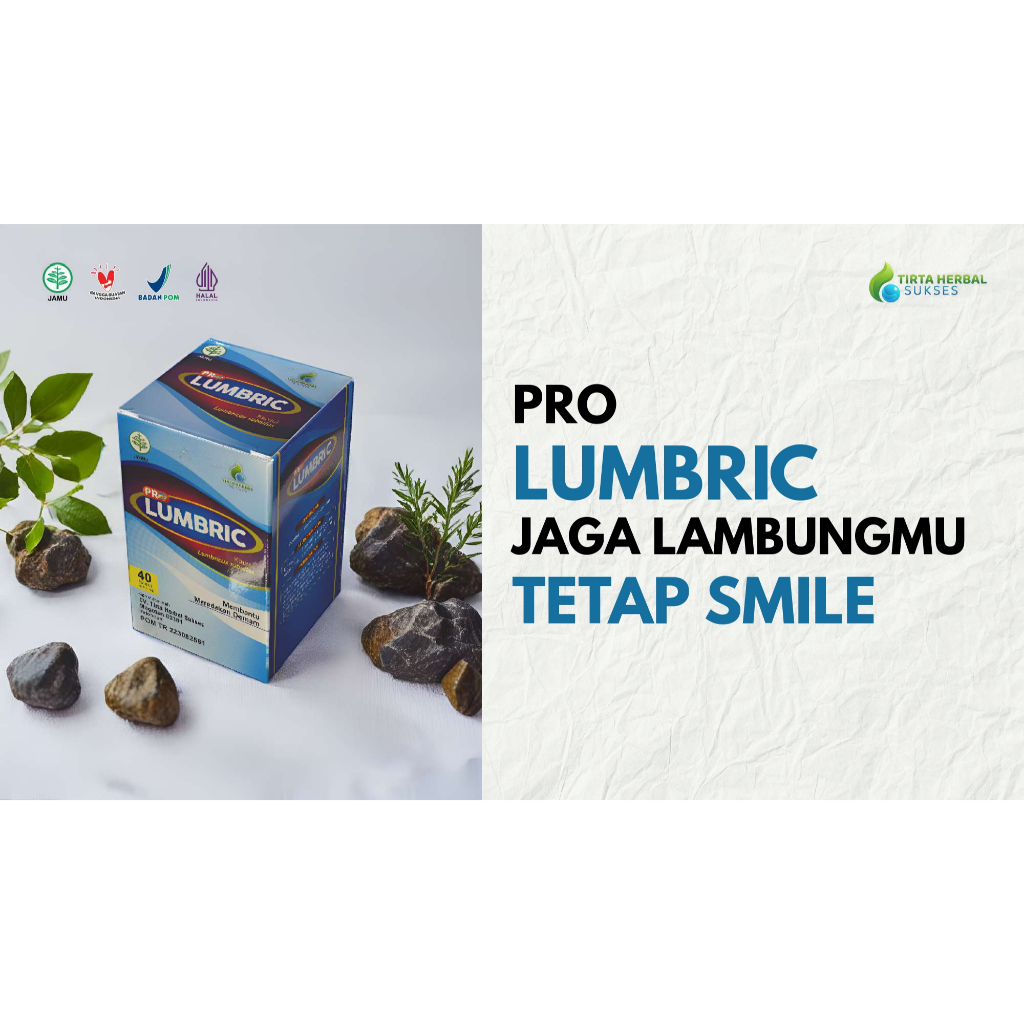 L Pro Lumbric BioTH Original 40 Kapsul – Probiotik Herbal, Lambung, Pencernaan & Kesehatan Usus