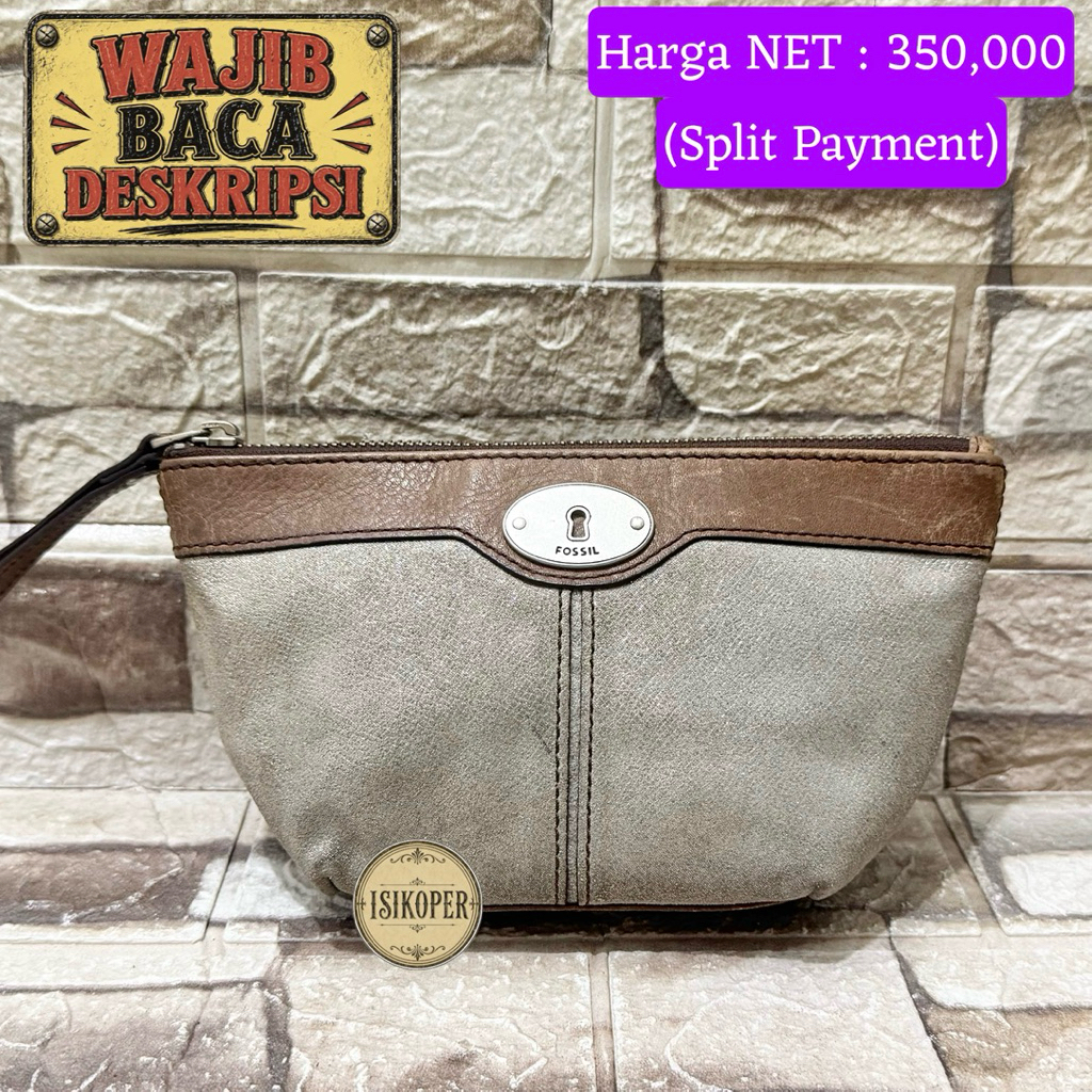 668# NET-Preloved Fossil Maddox Pouch
