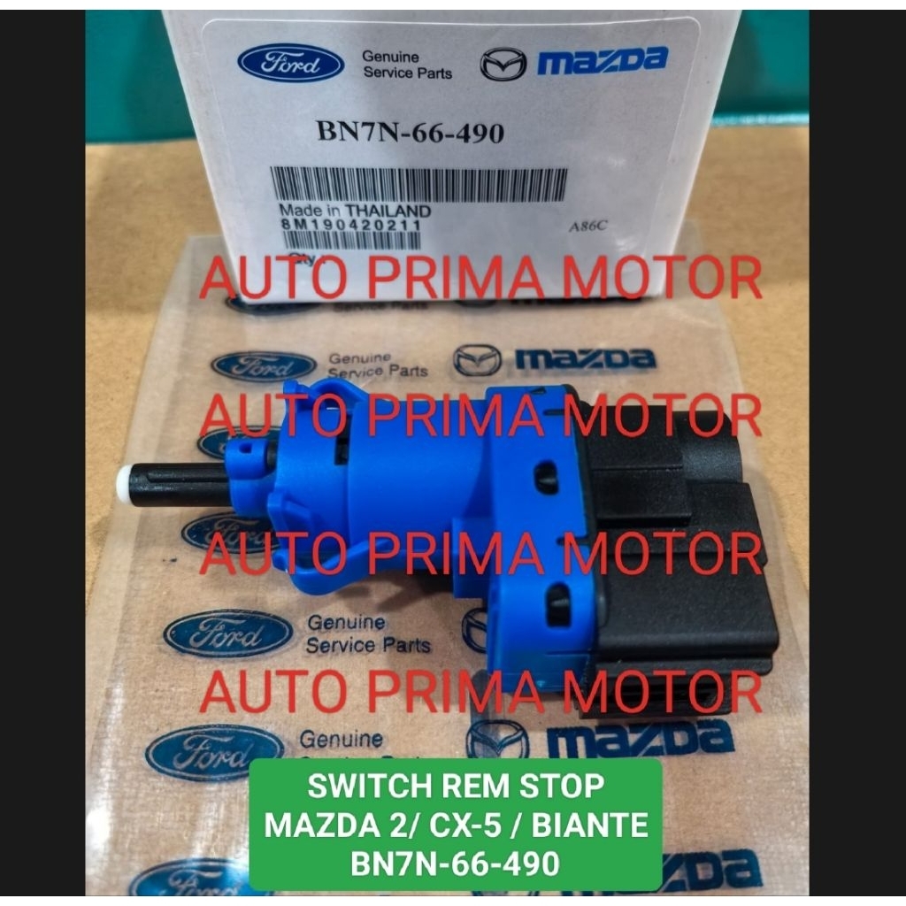 SWITCH LAMPU REM STOP LAMP MAZDA 2 3 5 6 MAZDA CX5 BIANTE BN7N-66-490 ORI