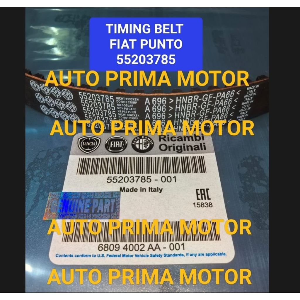 SABUK TIMING BELT FIAT PUNTO 55203785 ORI