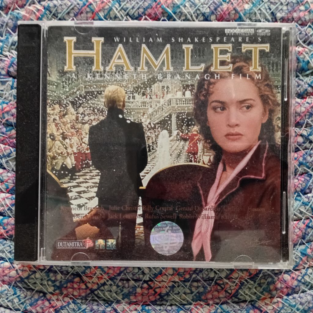 VCD Hamlet Kenneth Branagh (1996) 2 Disc Teks Indonesia Original Columbia Pictures Mulus
