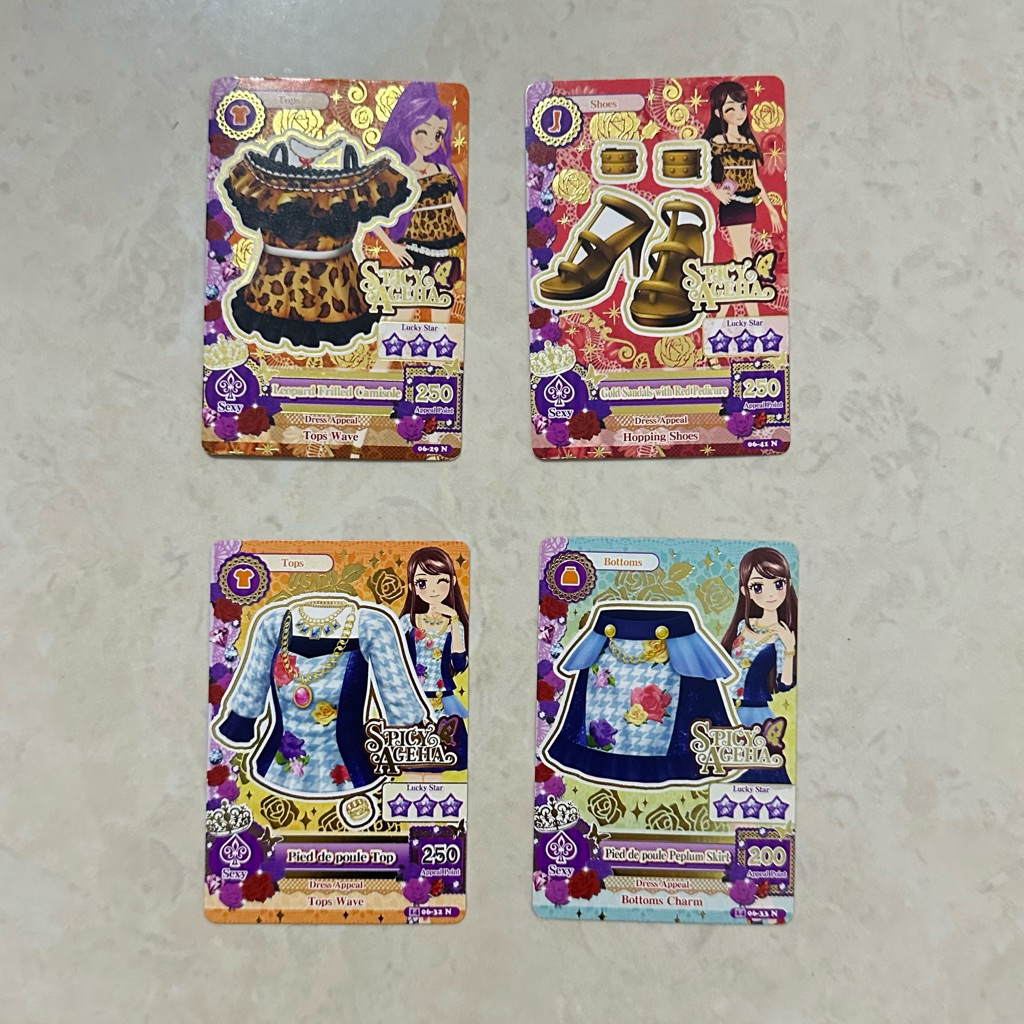 aikatsu card 100% original SPICY AGEHA