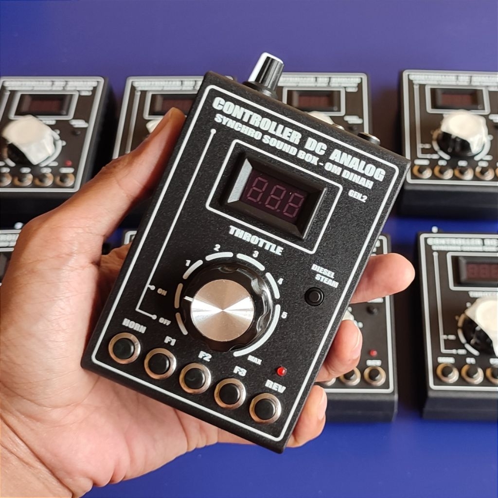 Controller Miniatur Kereta Api DC Analog dan SoundBox (Suara Mesin)