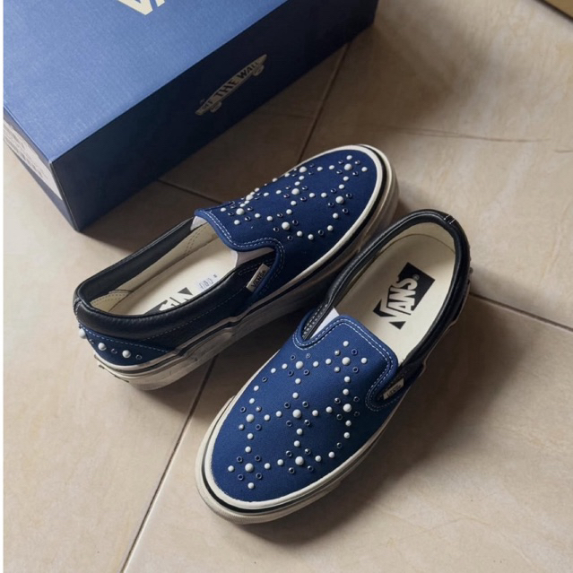 Vans Slip On Reissue 98 Pearlized Indigo Original Resmi