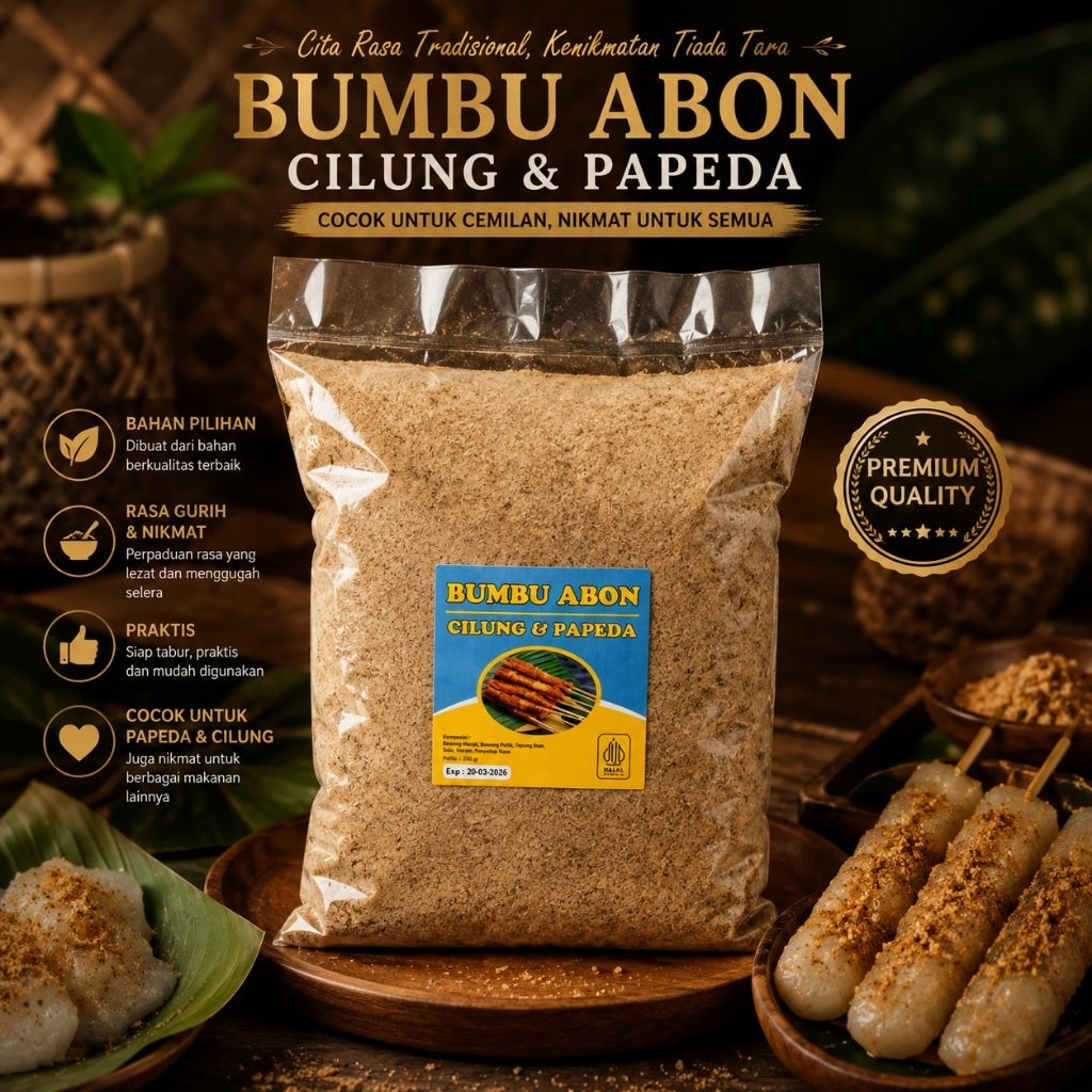 CILUNG & PAPEDA 1 KG ,BUMBU PAPEDA CILUNG GURIH ASIN